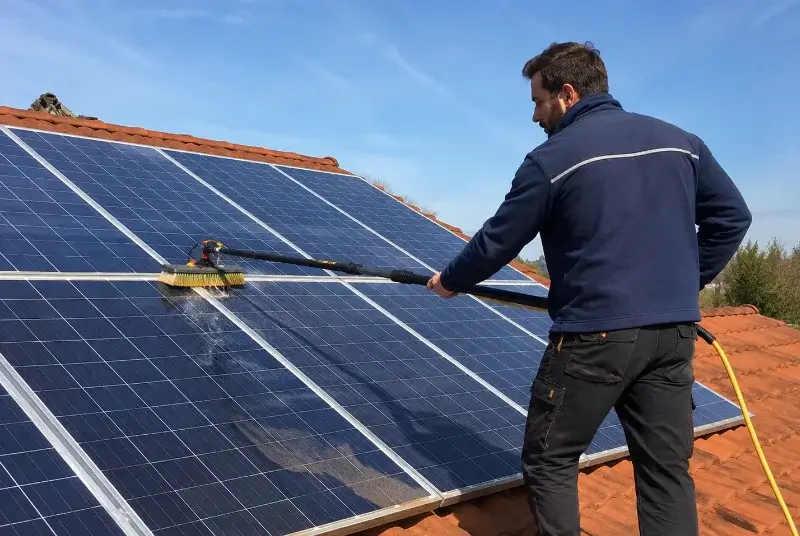 Nettoyage et entretien de panneaux solaires à Rougé
