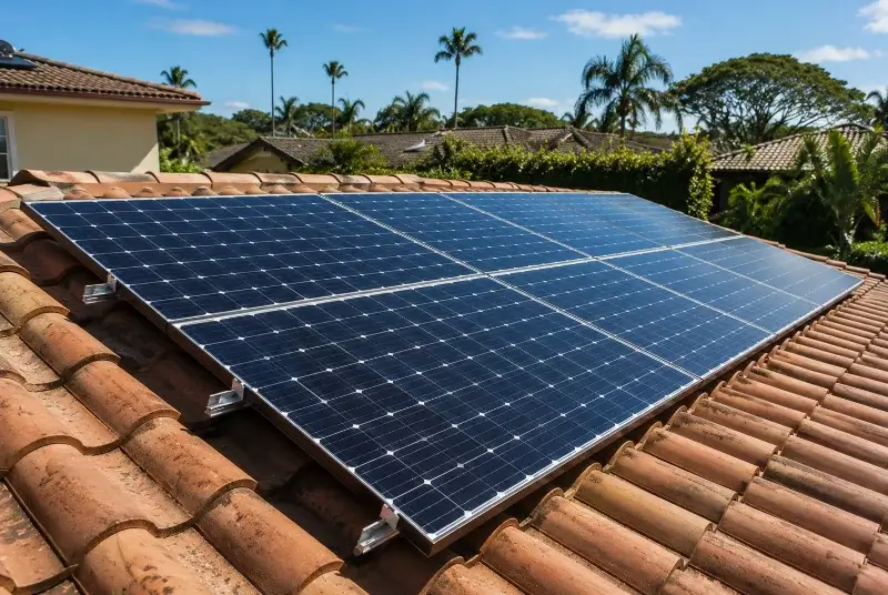 Installation de panneaux solaires à Rougé